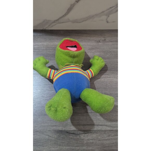 Vintage 1987 Baby Kermit Plush Set Of Two By Henson 6{ 10 " stuffed animal toy - Picture 2 of 13